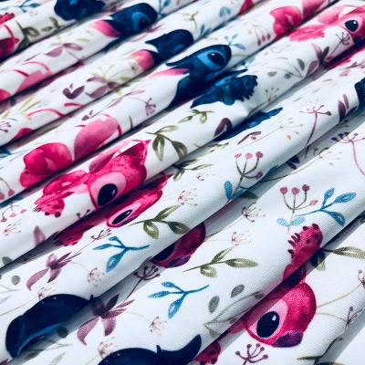 China Water Resistant 100% Polyester Fabric Knitted Jersey Fabric Cartoon Patterns Digital Printing Waterproof Fabric for sale