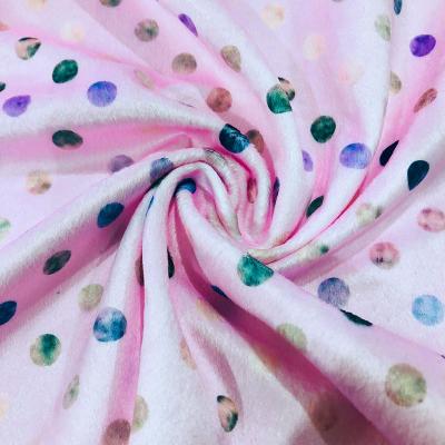 China 100% Polyester Shrink-Resistant Blanket Minky Stitch Fabric Minky Fabric With High Quality for sale