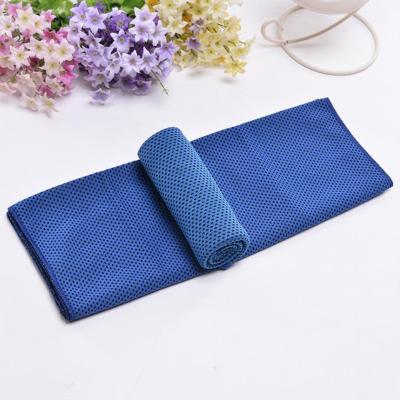 China Viable Hot Fitness Yoga Towels 30*80cm Quick Dry Ice Microfiber Sports Gym Cooling Towel With Custom Logo for sale