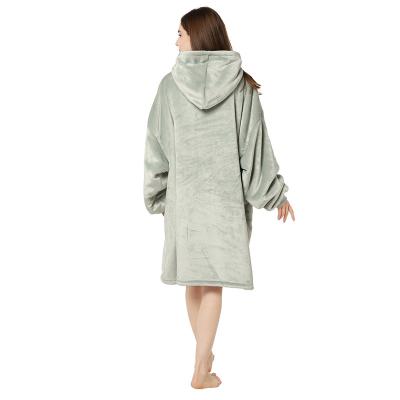 China Anti-Static Comfortable Wearable Covering Large Plain Hoodie Sherpa Plain Hoodie Wearable Covering Hoodie for sale