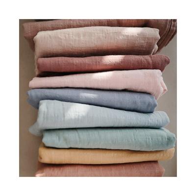 China baotowel sustainable pure cotton bamboo muslin two layer single towel muslin muslin for baby for sale