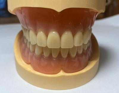 China Easy To Clean Full Acrylic Denture Highly Elastic for long term use for sale