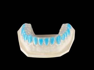 China Easy Cleaning Customized Bleach Mouth Guard Food Grade And Anti Coloring for sale