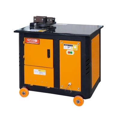 China Construction machinery repair shops GF20 stirrup bending machine automatic 6-16mm 3 phase steel bar bending machine for sale