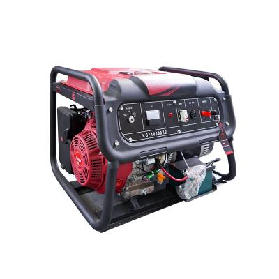 China Power Generation Self-excitation 8000W Power Equipment Single Phase Portable Gasoline Generator for sale