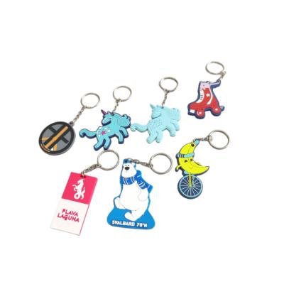 China Souvenir Gifts Promotion Making Custom Shaped Hamburger Fruit Kpop Maker PVC Key Chain Mini Key Chain Soft Rubber Cute Food for sale