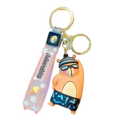 China Souvenir Gifts Promotion Custom Soft PVC Keychains 2d Personalized 3d Soft Rubber Keychains Customized Silicone Rubber Key Chain for sale