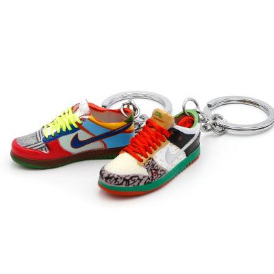 China 2D Souvenir Gifts Promotion Silicone Key Chain Designer Sneaker Keychain Shoe 3d Rubber Key Chain Buyer 1 for sale