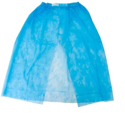 China With elastic at waist sms disposable non woven skirt for medical examination for sale