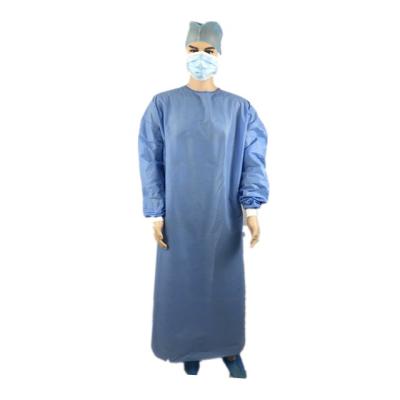 China Cheap Sterile Chemotherapy Medical Disposable Gown Biodegradable Nonwoven Material for sale