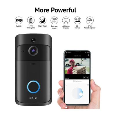 China Waterproof Radio Ring Camera Doorbell For Apartment Smart Wifi 4g Video App Support 1080p 720p HD Audio Video Home Door Phone Intercom for sale