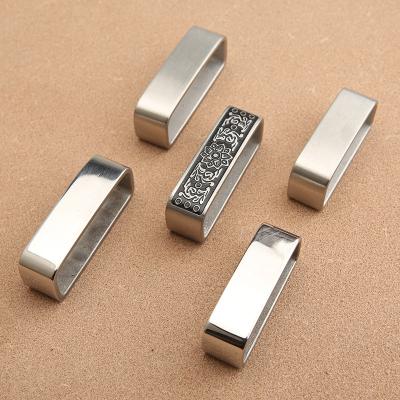 China Retro Stainless Steel and Brass Ring Tail Ring Belt Ring Stainless Steel Personality Belt Fastener Accessory for sale