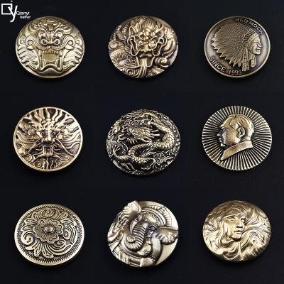 China New Cloth Cloth Clasp Coin Clasp Indian Dragon Brass Clasp Decorative Purse Clasp Handmade Leather Accessories Longzhuangshikou for sale