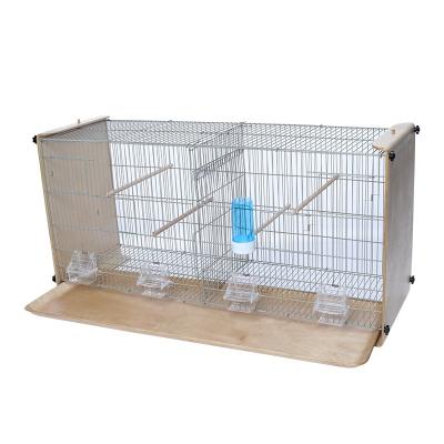 China Extra Large Sustainable Bird Cage Stackable Bird Breeding Cages Silk Finch Group Flight Bird Cage for sale