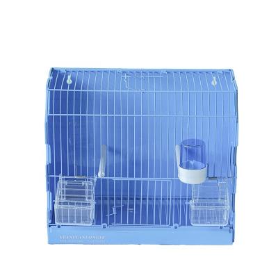 China Peony Budgie Cage Comfortable Pet Living House Foldable Cage for sale