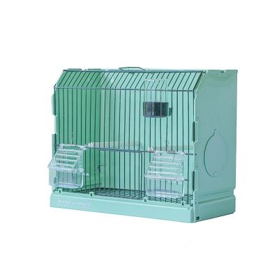 China Wholesale Viable Bird Breeding Cage Parrot Breeding Ornamental Metal Parrot Canary Yellow Bird Cage for sale