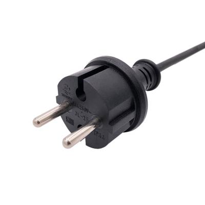 China ip44 2 pin ip44 2 pin waterproof schuko power socket ip44 16a 250v with rubber cable for sale