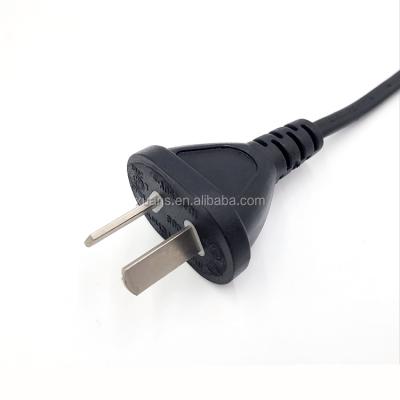 China Home Appliance 10A 250V Argentina Standard 2 Pin Plug H03VVH2-F IRAM AC Power Cord for sale