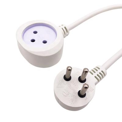 China Home Appliance Israel White Retractable Extension Power Cord for sale