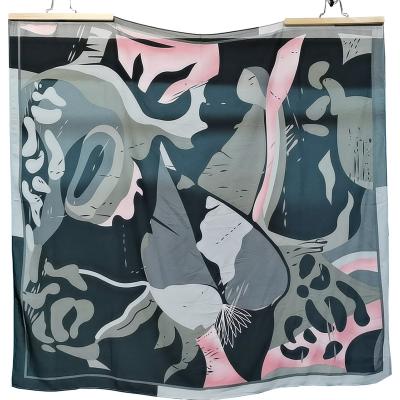 China Abstract Print Muslim Turkish Hijab Scarf Ladies Hijab Scarf Manufacturer Supply American European Chiffon Hijabs for sale