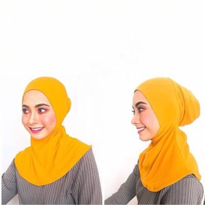 China Daily exclusive quilting muslim women turban ninja underscarf tank top cotton Europeans women inner cap for sale