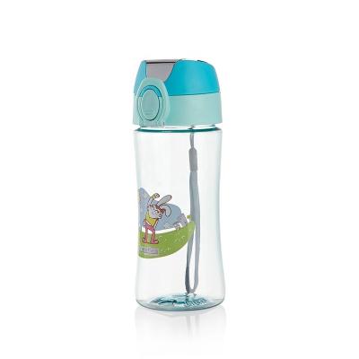 China Sustainable 450ml Caps Kids Plastic Sports Drinking Water Bottle For Kids for sale