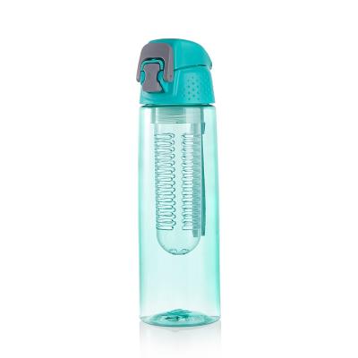 China Promotion gift colors tritan plastic sustainable waterbottle bpa free fruit infuser water bottle for sale