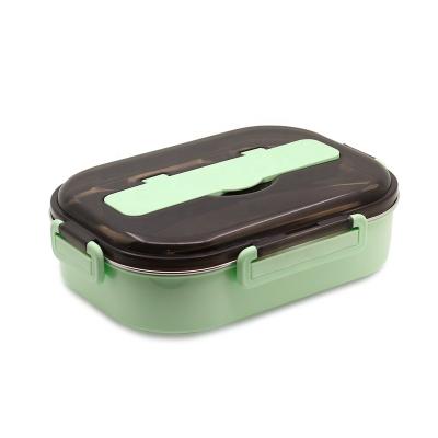 China Sustainable PP Lid Stainless Steel Kids School Lunch Box For Children for sale