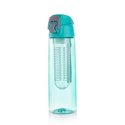 China Sustainable Custom Label Sport 24oz Lemon Bpa Free Infuser Drink Water Bottle For Fresh Fruit for sale