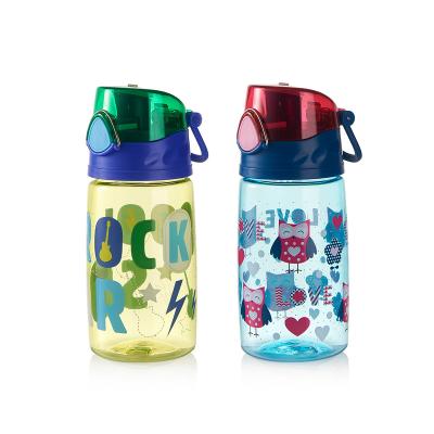 China Custom Logo Sustainable Waterbottle Custom Mini Cartoon Cute Sport Small Plastic Water Bottle for sale