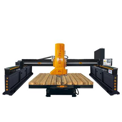 China Speed Stone Slab Bridge Cutting Machine With Worktable 0-90°/0-360° And 300-400mm Blade for sale