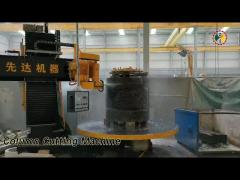 Vertical Column Cutting Machine Cap Base Profile For Granite / Marble