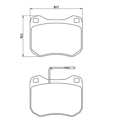 China Lifetime 4245.84 ceramic durable auto parts 9404245119 pastilla freno D141-7073 D455-7073 brake disc pad for PEUGEOT 4245.11 4248.34 for sale