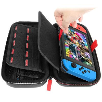 China Storage And Carrying Factory Customized Compatible EVA Hard Carrying Case For Nintendo Switch Hard Travel Carry Case For Nintendo Switch Console for sale