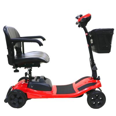 China Unisex the latest outdoor mobility foldable portable four wheel scooter for the disabled for sale