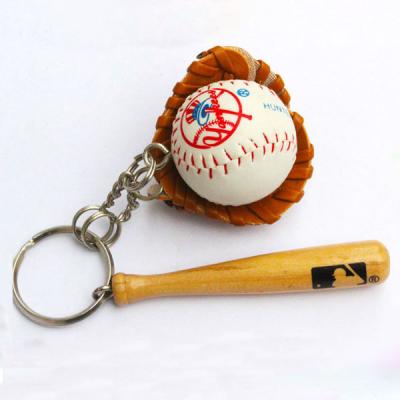 China 2018 Promotion New Promotion Souvenir Gift Baseball Key Chain for sale