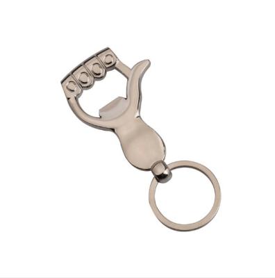 China High Quality Fashional Souvenir Gifts Metal Palm Key Chain Bottle Opener Auto Accessories Key Chain Can Be Customized LOGO Gifts Cheap for sale