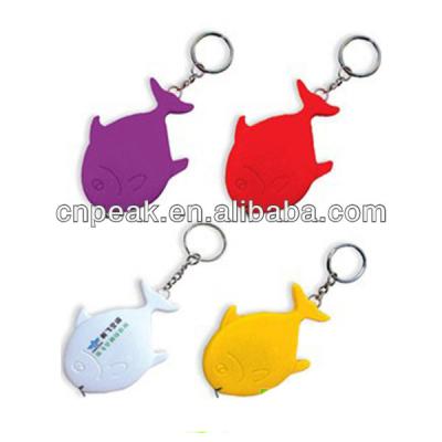 China Fish shape measuring tape with key chain CF-060 for sale