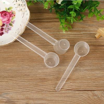 China Scoop 5g Disposable White Plastic Liquid Milk Powder Spoon Custom Plastic Doser Powder for sale