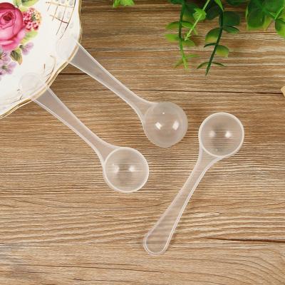 China Disposable Free Shipping Plastic Scoop 3g Protein Measurer Liquid Milk Powder Spoon Scoops for sale