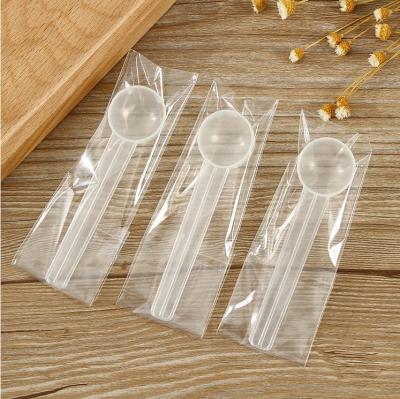 China Wholesale And Retail Disposable Custom Food Grade Plastic Powder Scoops And Plastic Spoon for sale