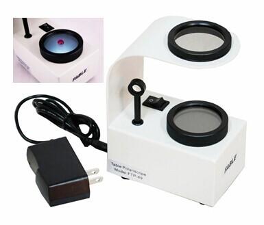 China Table Polariscope with Conoscope and White LED Light Source for sale