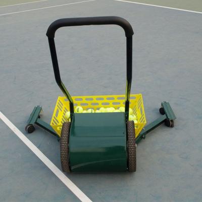 China Help To Collect Tennis Ball On The Court Hot Portable Easy Tennis Ball Collecting And Picking Up Cart for sale