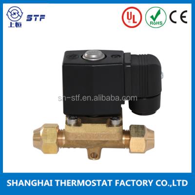 China General Refrigeration Solenoid Valve with 1/4 3/8 SAE Flare Connections for sale