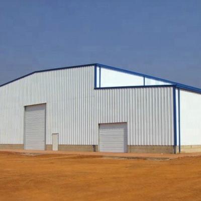 China Parking Lot Prefab Two Story Steel Structure Warehouse for sale