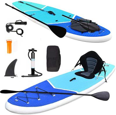 China Factory unisex cheap durable inflatable paddle board inflatable SUP fishing isup for surfing surfboard with seat inflatable paddleboard for sale