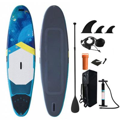 China 2021 New color best price unisex long board paddle sup iboard long sip long travel inflatable blue double chamber for sale