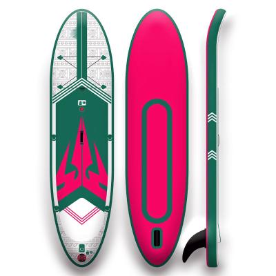 China 2022 Unisex High Quality Inflatable Wooden Soft Top Air Inflate Sip Paddle Board Double Chamber Air Chamber Paddle Board Double Sip Board for sale