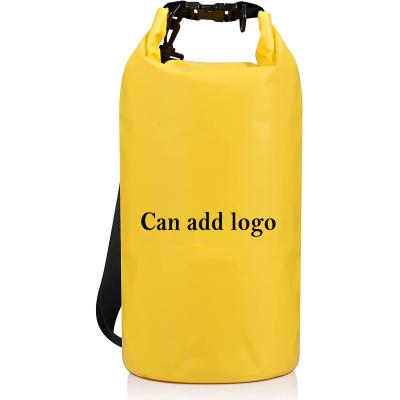 China 2L 3L 5L 8L 10L 15L 20L 30L 40 Unisex Boating Floating Hiking Waterproof Logo Outdoor Polyester Kayak PVC Wet Pack Ocean Dry Bag Te koop