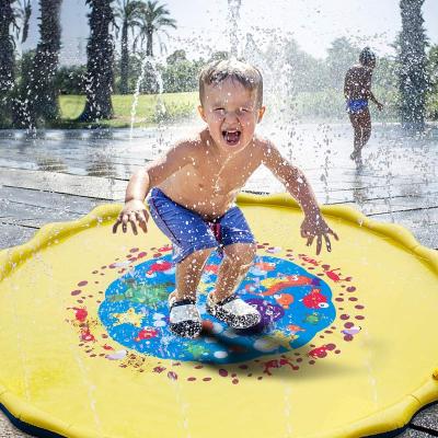 China Wholesale High Quality Inflatable Baby Water Mat Y Sprinkle and Splash Perfect Inflatable Play Mat Conthfut 67in-Diameter Outdoor à venda